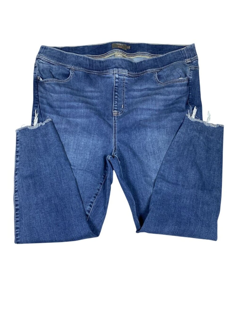 Torrid Womens 30R Lean Jean Distressed Super Soft Stretch Denim Medium Wash